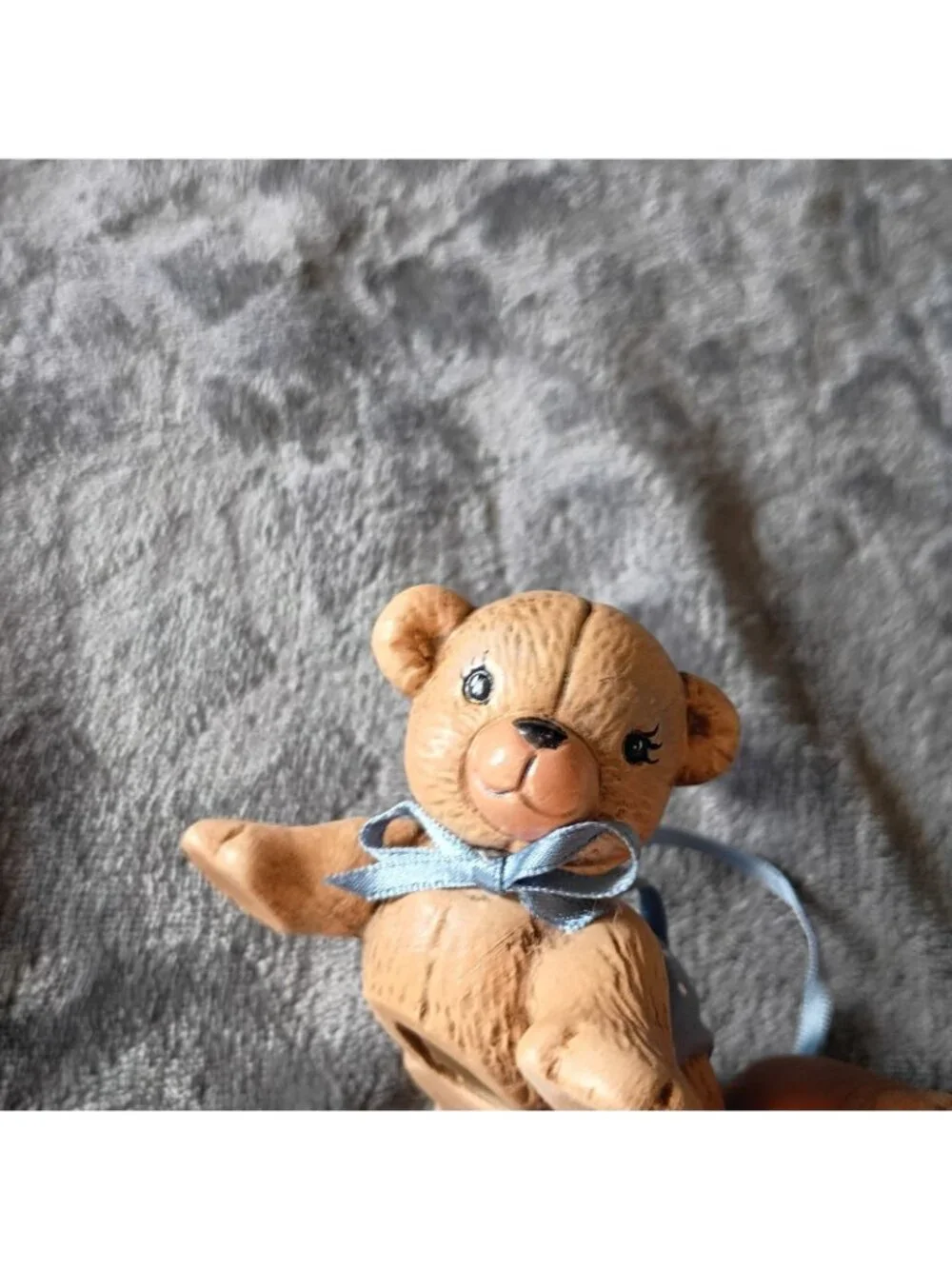 Ornament Ceramic Baby Bear Vintage